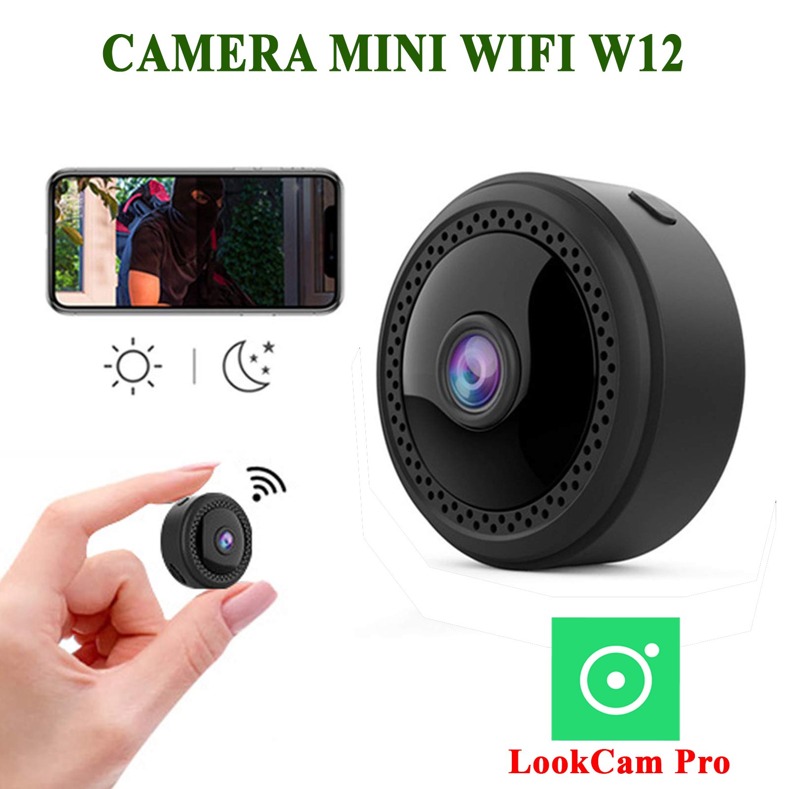 Camera IP Wifi Mini W12 2MP
