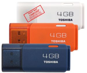 USB 2.0 4G TOSHIBA Tem FPT