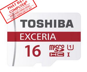 Thẻ nhớ MicroSD 16G TOSHIBA Box Class10 90MB/s (Đỏ)