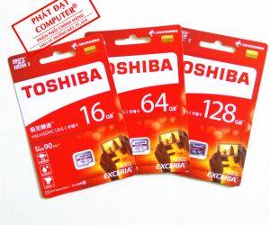 Thẻ nhớ MicroSD 16G TOSHIBA Box Class10 90MB/s (Đỏ)