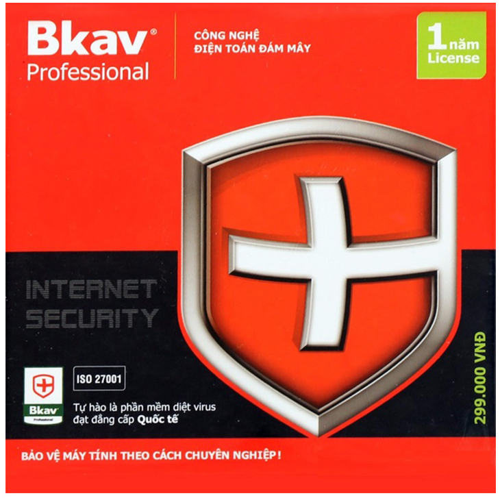 Bản quyền BKAV Pro Internet Security AI 1PC/12T