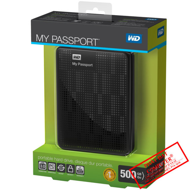 HDD Box WD PASSPORT 500GB 2.5” USB 3.0