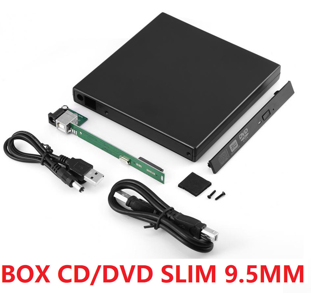 Box Dvd Laptop Sata - Mỏng 9.5mm