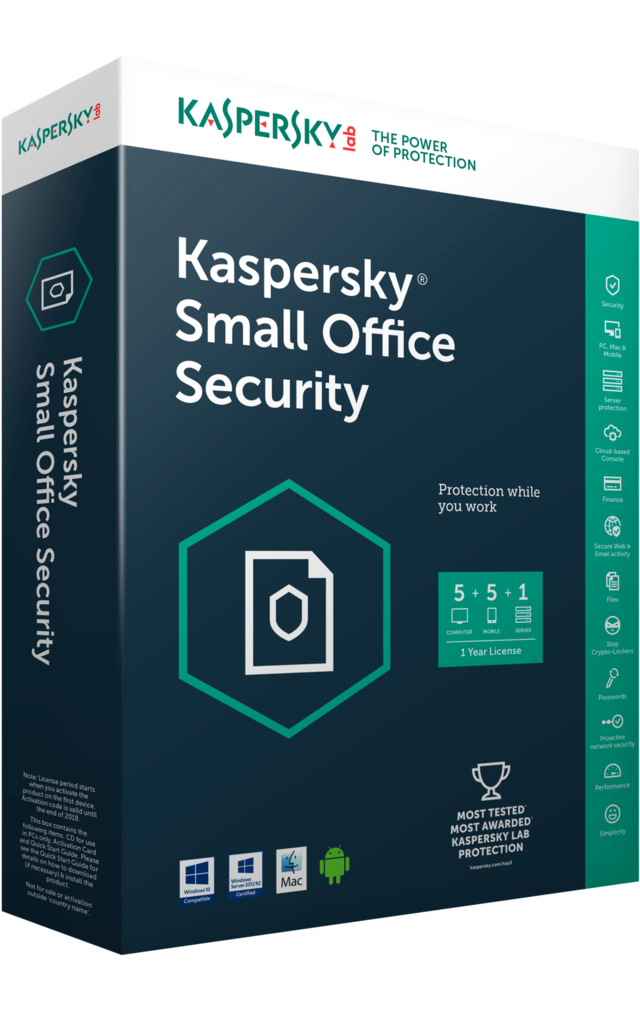 Bản quyền Kaspersky Small Office Security