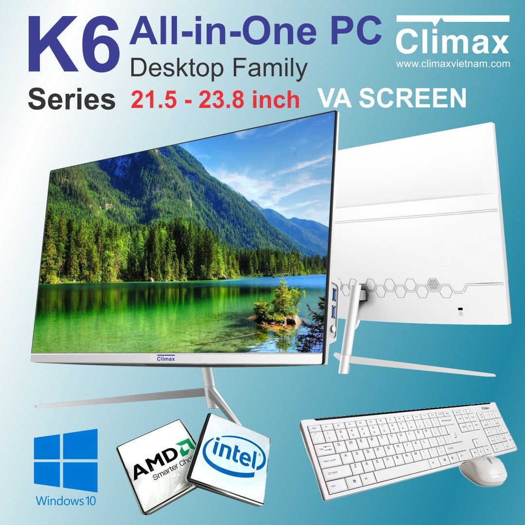 Máy tính để bàn All In One Climax CL-i58128K6-6G