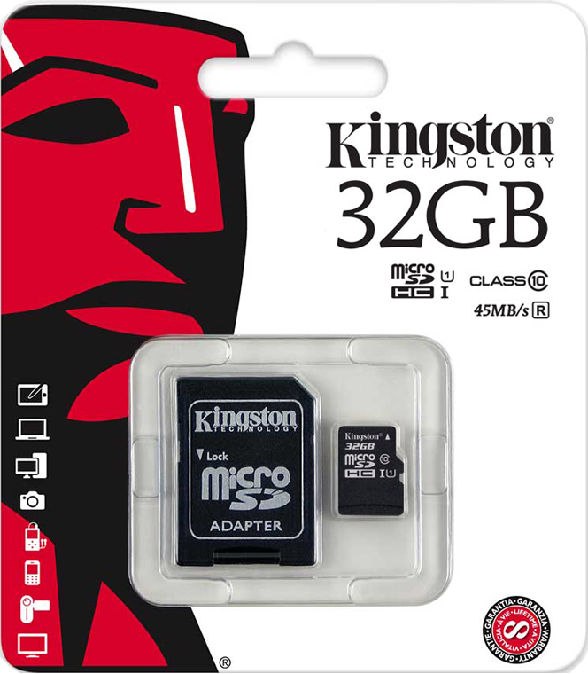 Thẻ nhớ MicroSD 32G KINGSTON Box Class10