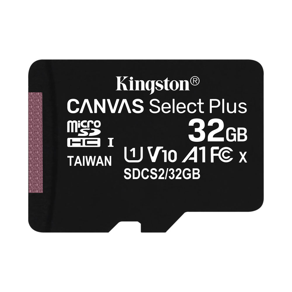 Thẻ nhớ MicroSD 32G KINGSTON Canvas Select 100R Box Class10 U1 100MB/s Chính hãng