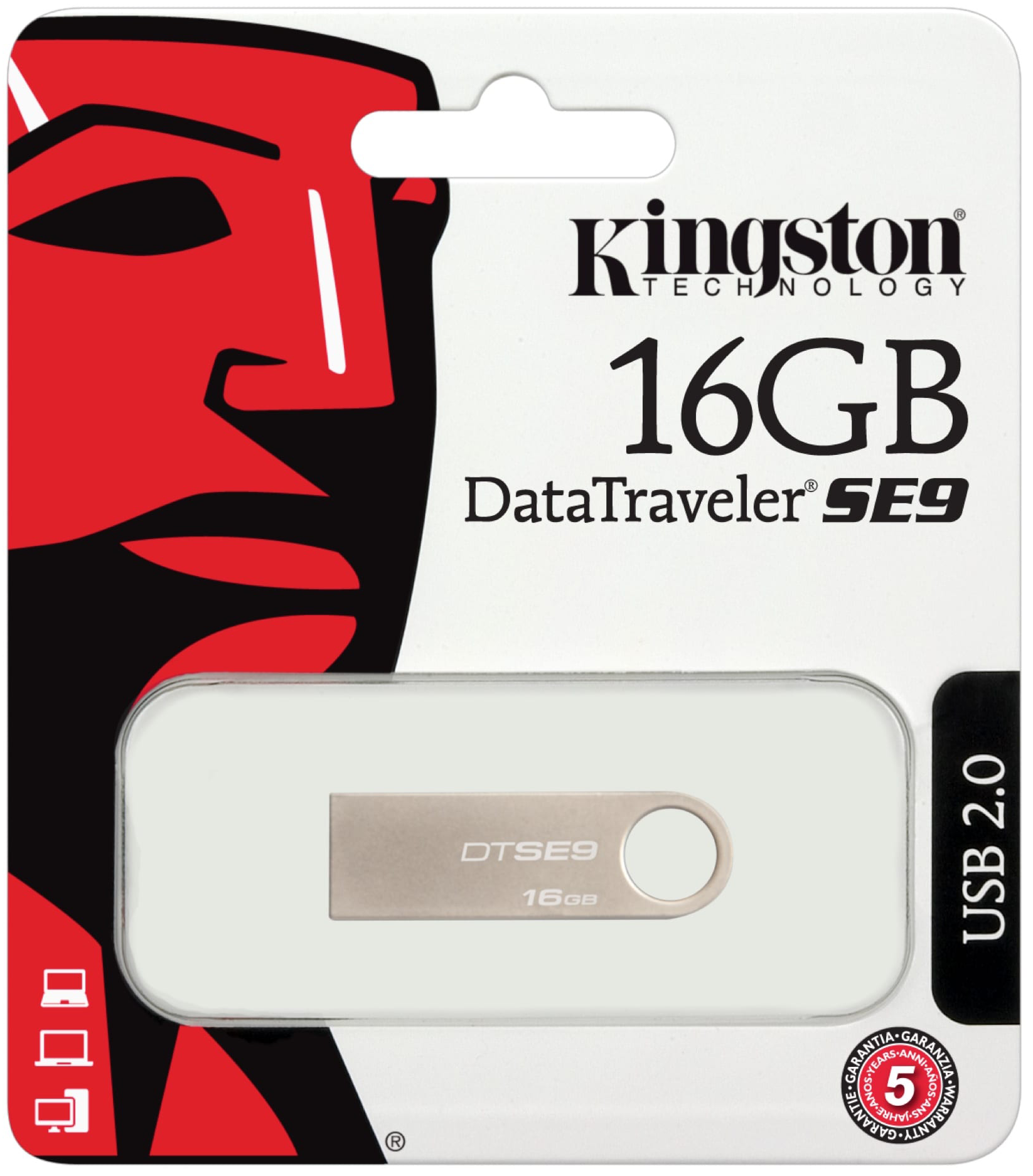 USB 2.0 16G KINGSTON SE9 Mini Công ty