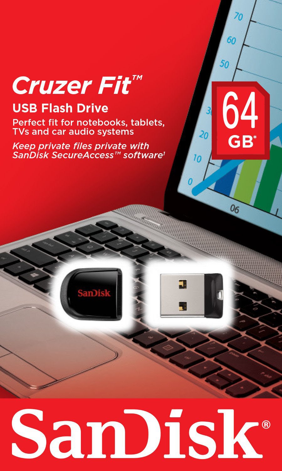 USB 2.0 64G SANDISK CZ33 Công ty