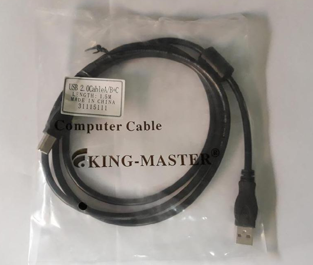 Cable Máy in 1.5m KINGMASTER Chống nhiễu 2.0