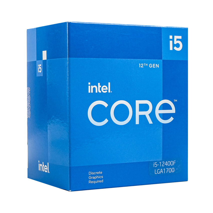 CPU Intel Core i5-12400F Box Chính hãng