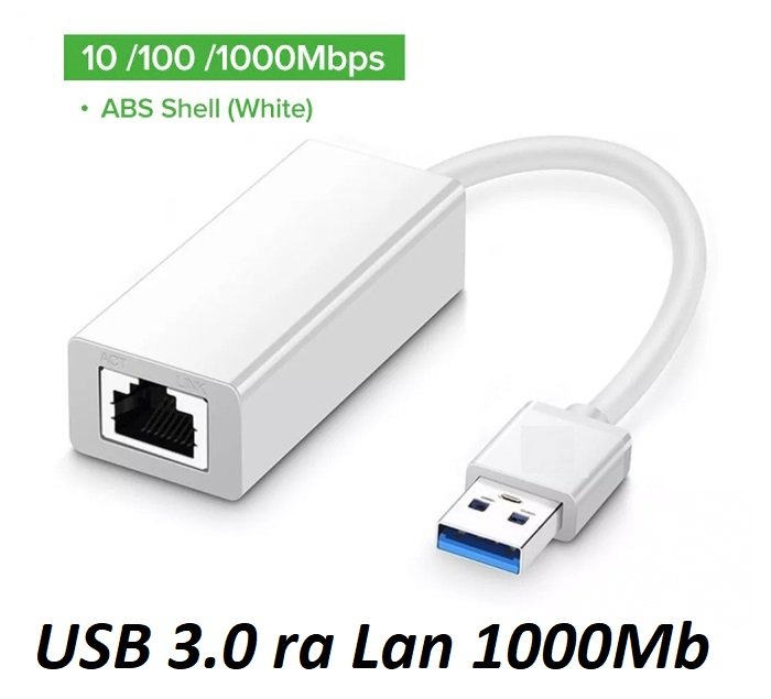 USB ra LAN APPLE 3.0 dạng dây