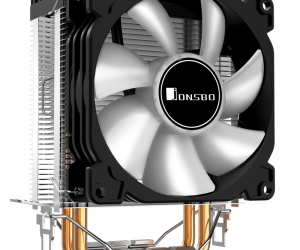 Tản nhiệt khí CPU 2 ống đồng JONSBO CR-1200 fan 9cm LED Đa năng (Hỗ trợ Socket 1700)