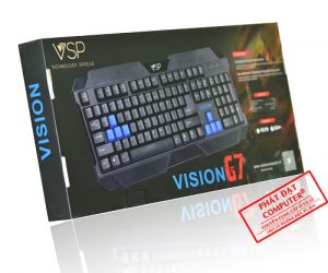 Keyboard BOSSTON/VISION G7 USB Gaming Chính hãng