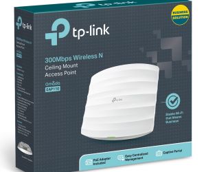 Phát Wifi TP-Link EAP110 Chính hãng (Ốp trần AP, 300Mbps, 1 port PoE Passive)