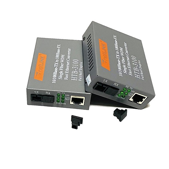 Bộ chuyển đổi quang điện NETLINK HTB-3100/AB Single Fiber 100Mbps