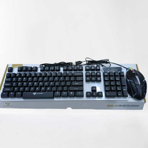 Combo Keyboard + Mouse DIVIPARD GMK-20 LED USB Giả cơ