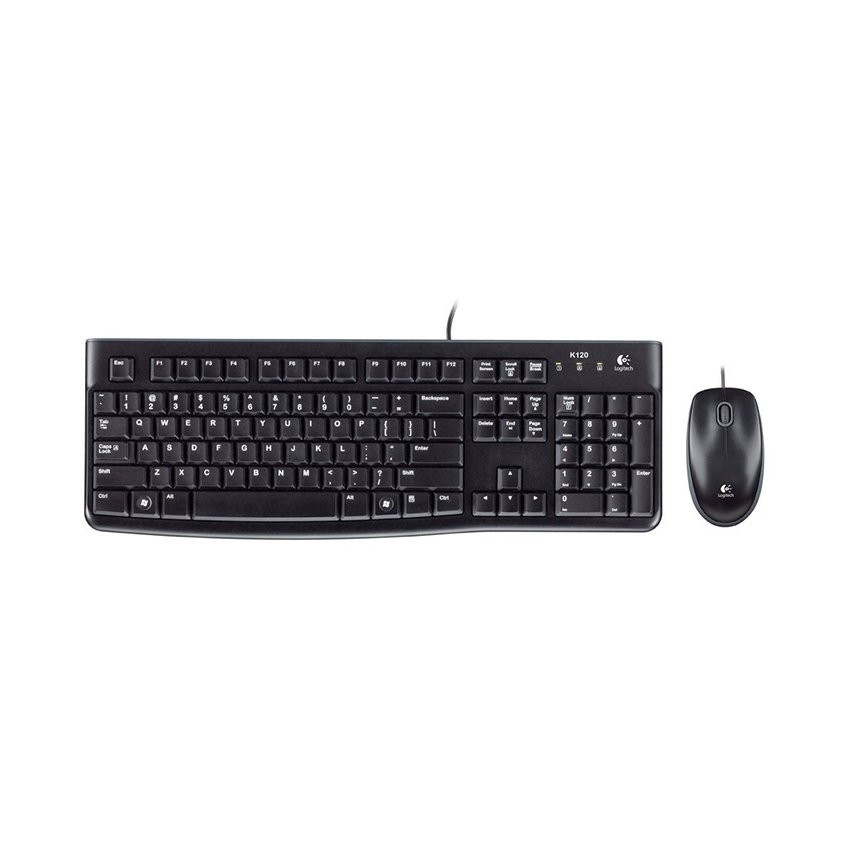 Combo Keyboard + Mouse Logitech MK120 Chính Hãng