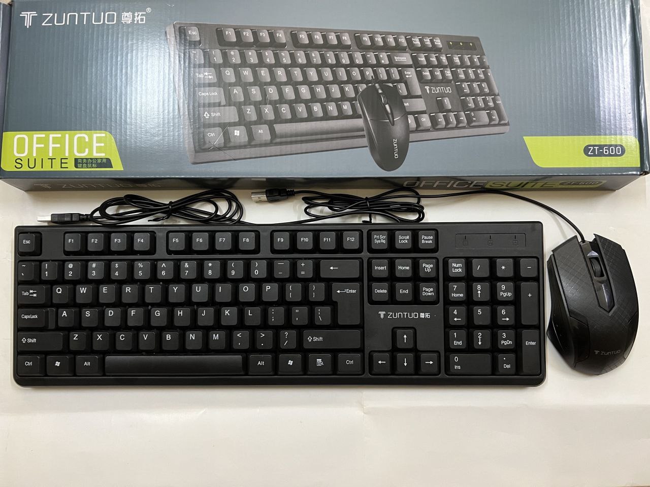 Combo Keyboard + Mouse ZUNTUO ZT600 USB