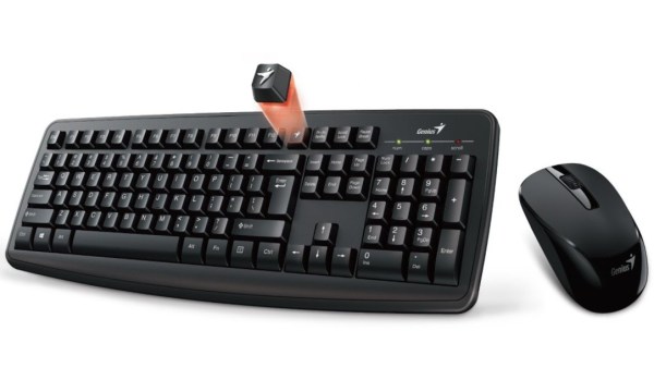 Combo ko dây Keyboard + Mouse GENIUS KM-8100 Chính hãng
