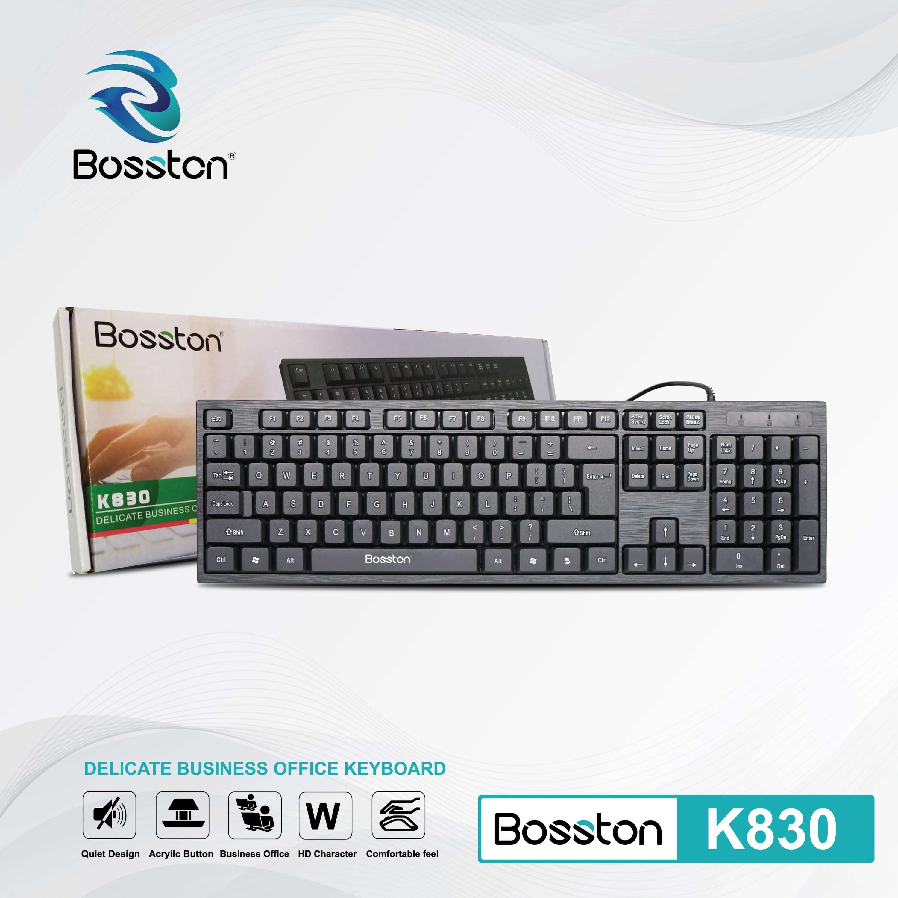 Keyboard BOSSTON K830 USB Chính hãng