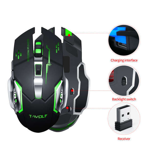 Mouse ko dây T-WOLF Q13