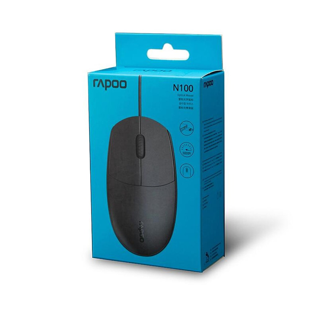 Mouse RAPOO N100 USB Chính hãng