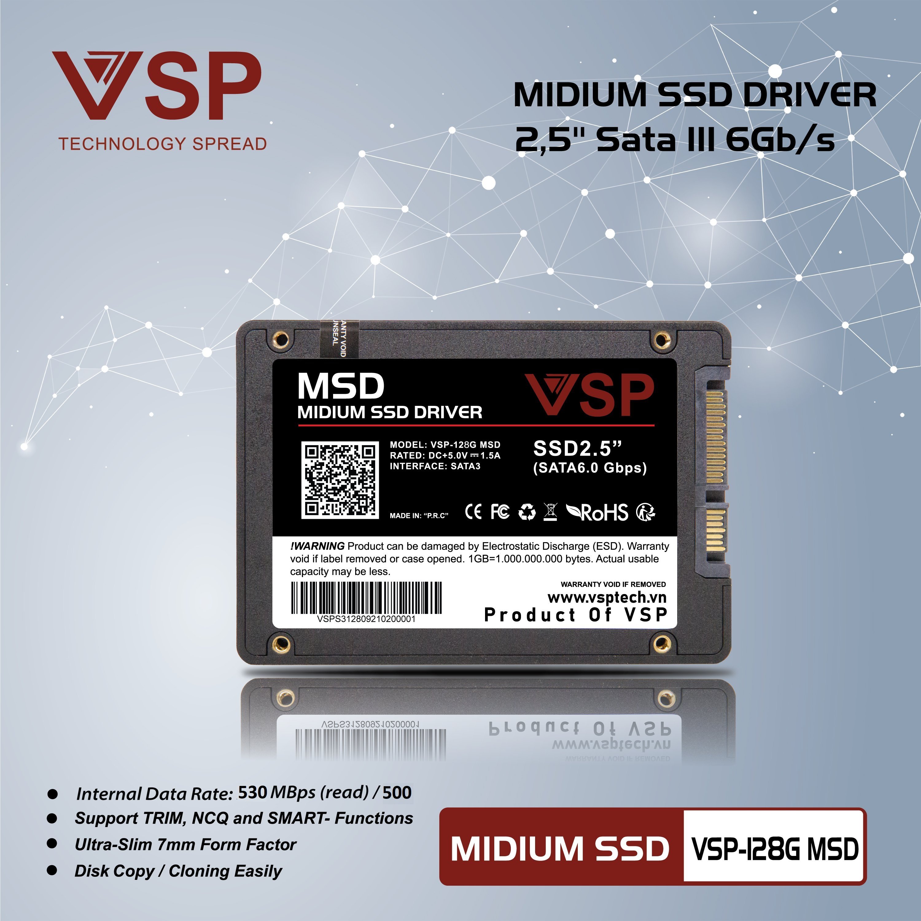 SSD 128G VSPTECH MSD