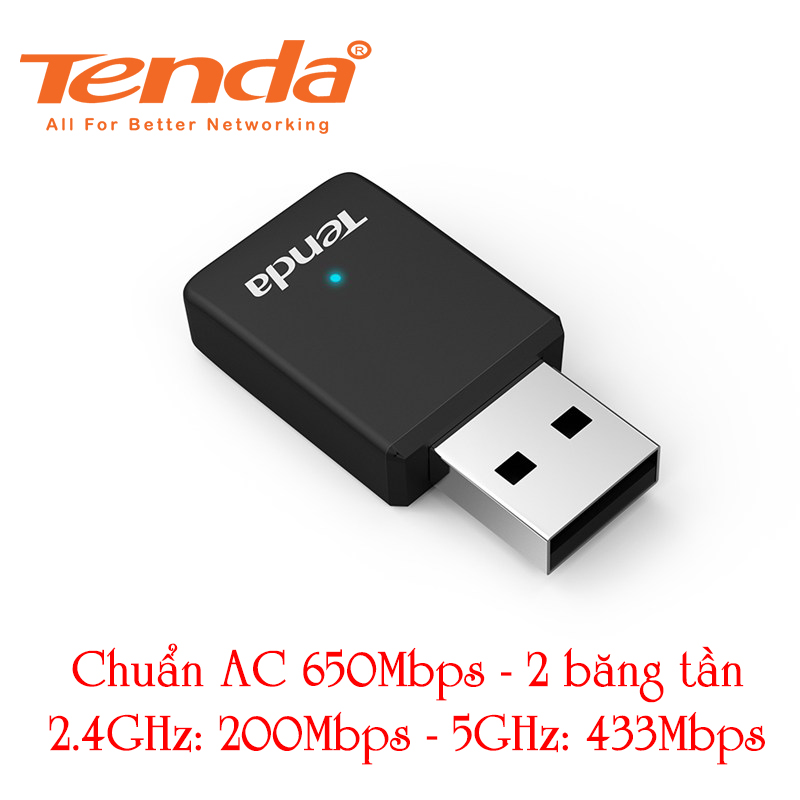 USB thu Wifi Tenda U9 Mini Chính hãng