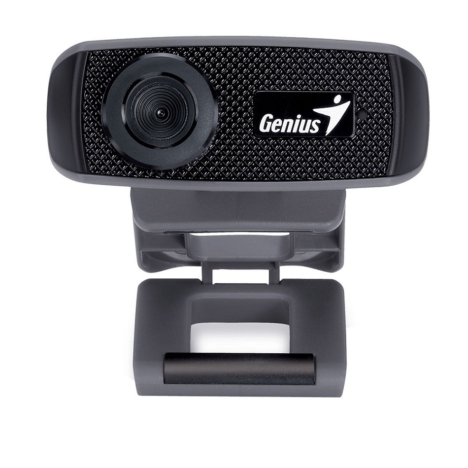 Webcam kẹp có mic màu đen Genius Facecam 1000X V2 HD